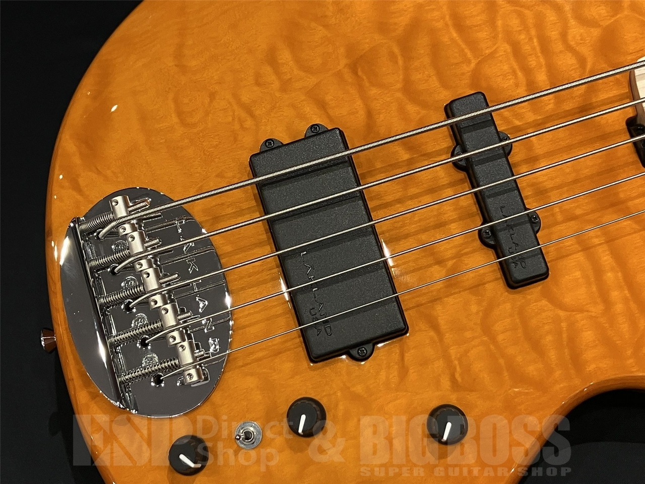Lakland SL55-94 Deluxe / Amber Translucent / Maple FB（新品/送料