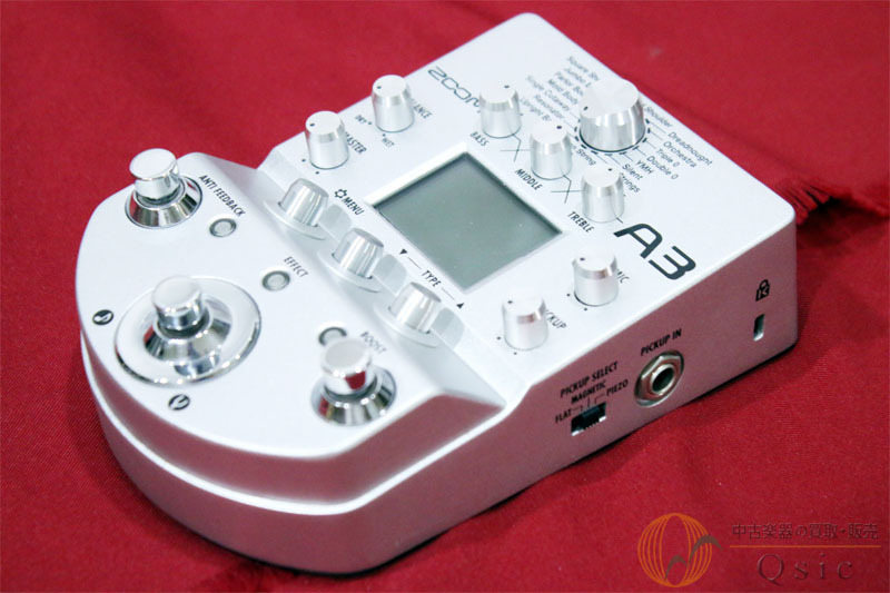 【中古品】ZOOM A3 中古】 ZOOM / A3 / Pre-Amp & Effects for Acoustic Guitar