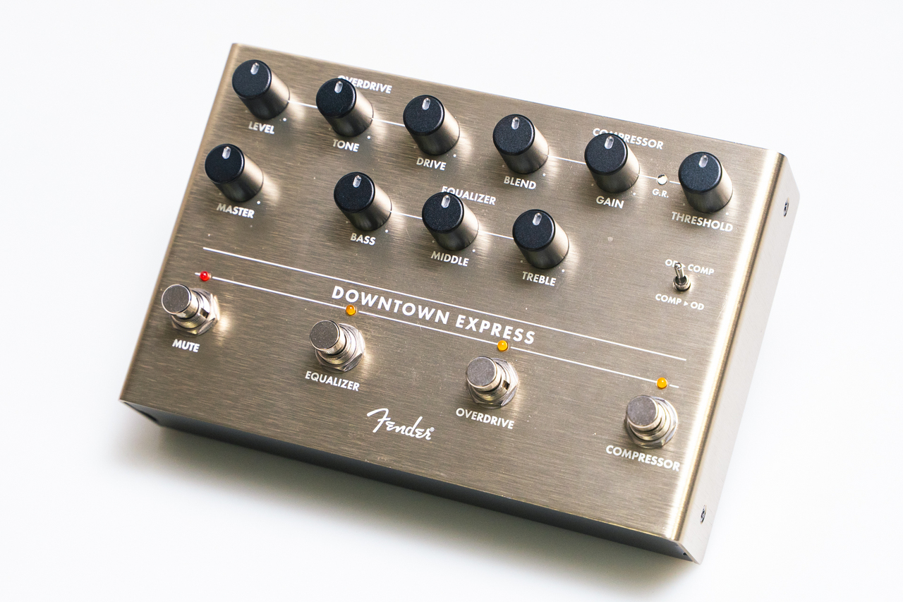 美品 Fender Downtown Express ベースエフェクター Fender Downtown Express Bass Multi-Effect Pedal【GIB横浜