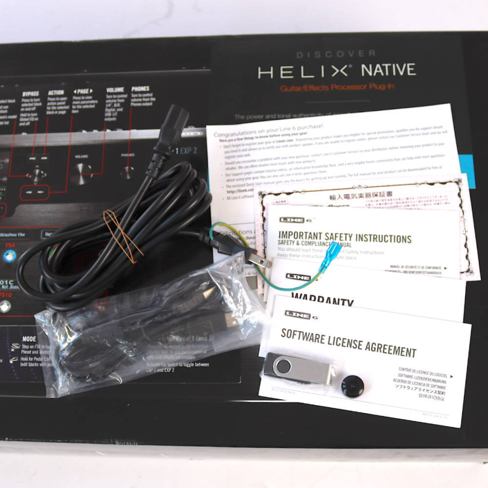 21日終了LINE6 マルチエフェクター HELIX FLOOR 付属品箱あり