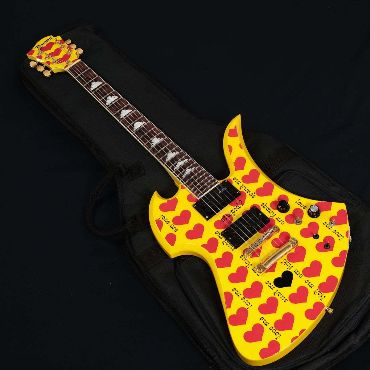 FERNANDES/BURNY Burny / MG-145S/HY Heart Yellow hide Model [3.25kg