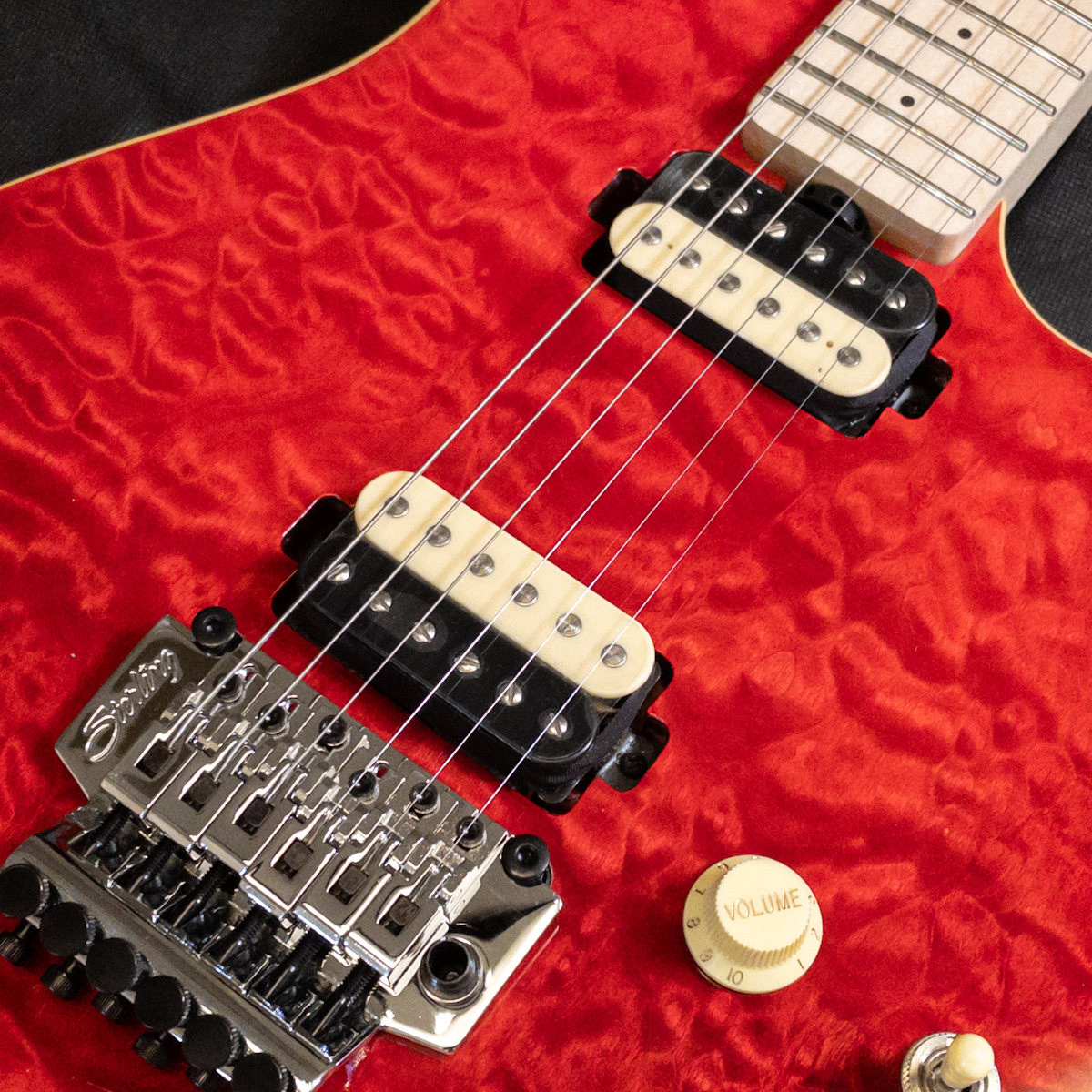 Sterling by MUSIC MAN SBMM AX40-TRD-M (Trans Red)（B級特価）【楽器