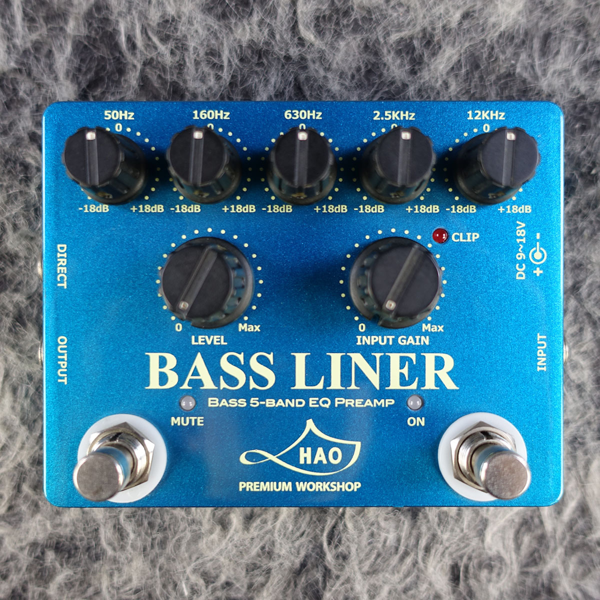 HAO BASS LINER ハオ ベースライナー プリアンプ イコライザー HAO BASS LINER Blue Storm｜ミュージックランドKEY