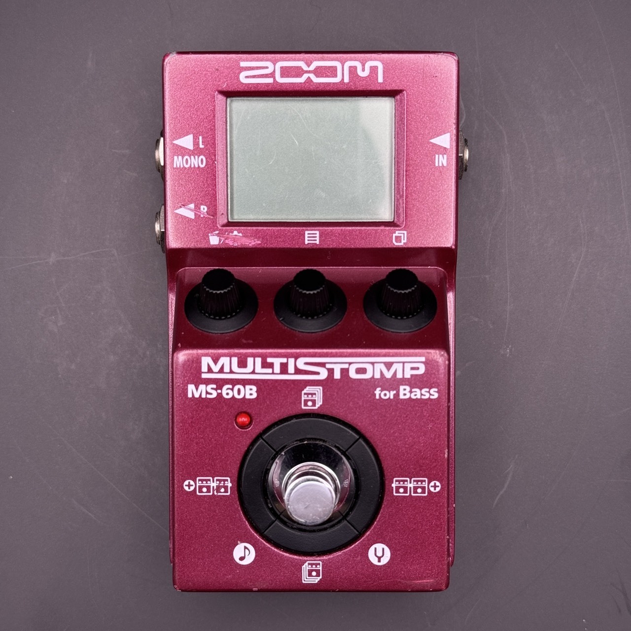 【中古】ZOOM MULTISTOMP MS-60B ベースエフェクター ZOOM 【現物写真】MS-60B【大定番ベースマルチエフェクター】（中古