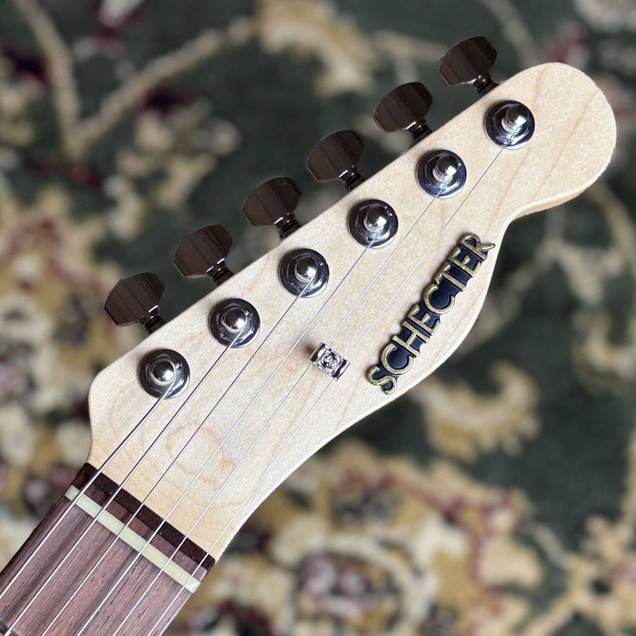 SCHECTER 【現物画像】ACTKTEWH/SIG WH エレキギター 凛として時雨 TK