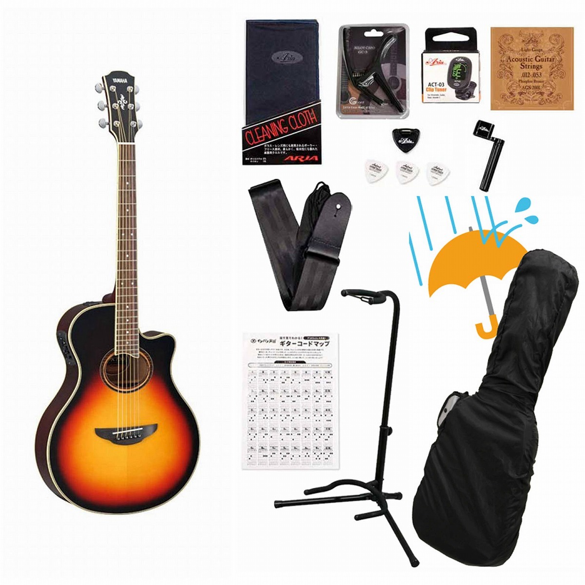 YAMAHA APX700 II VS アコースティックギター エレアコ APX700II