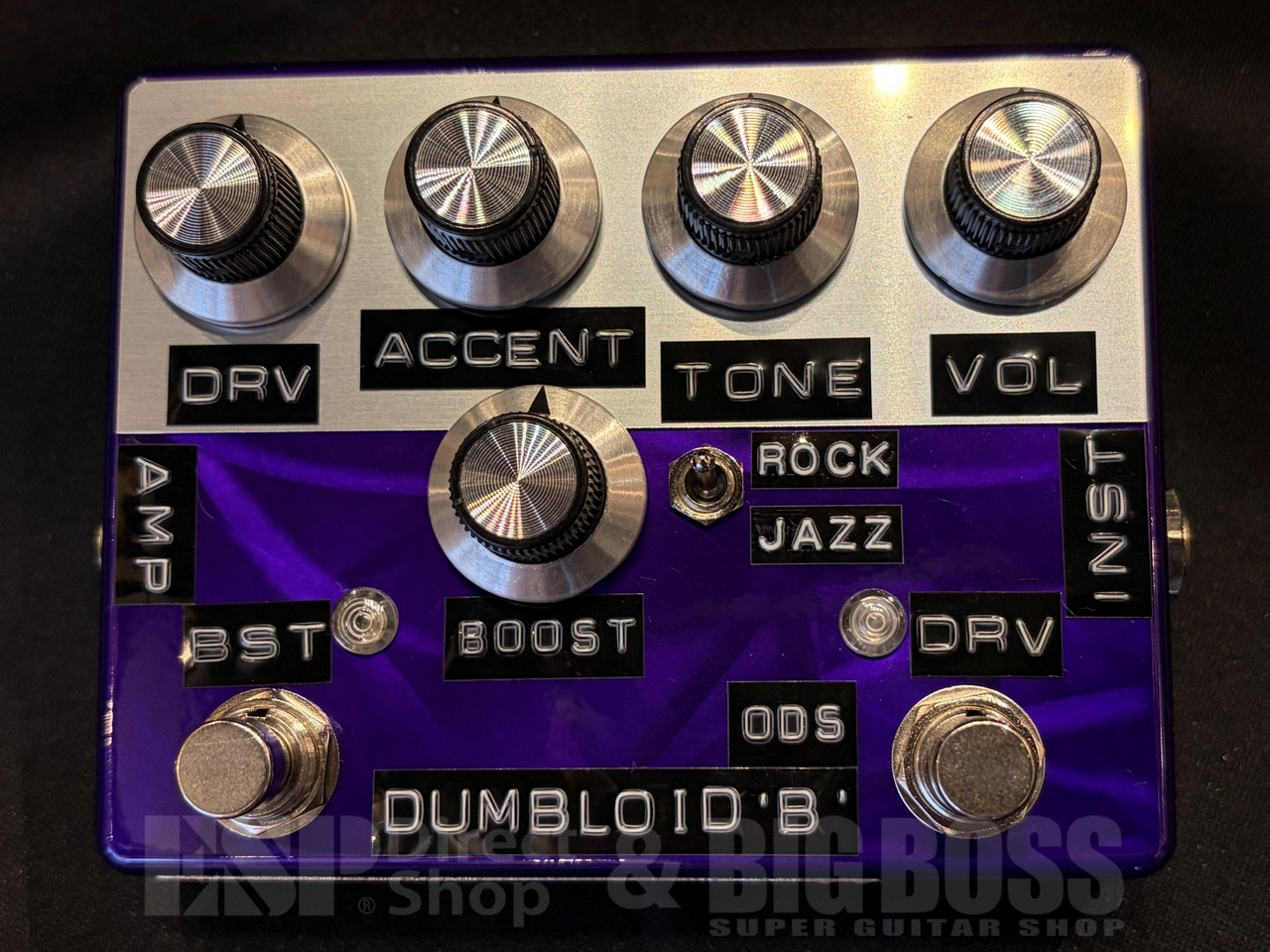 Shin's Music DUMBLOID 'B' Boost Over Drive Special Purple Scratch