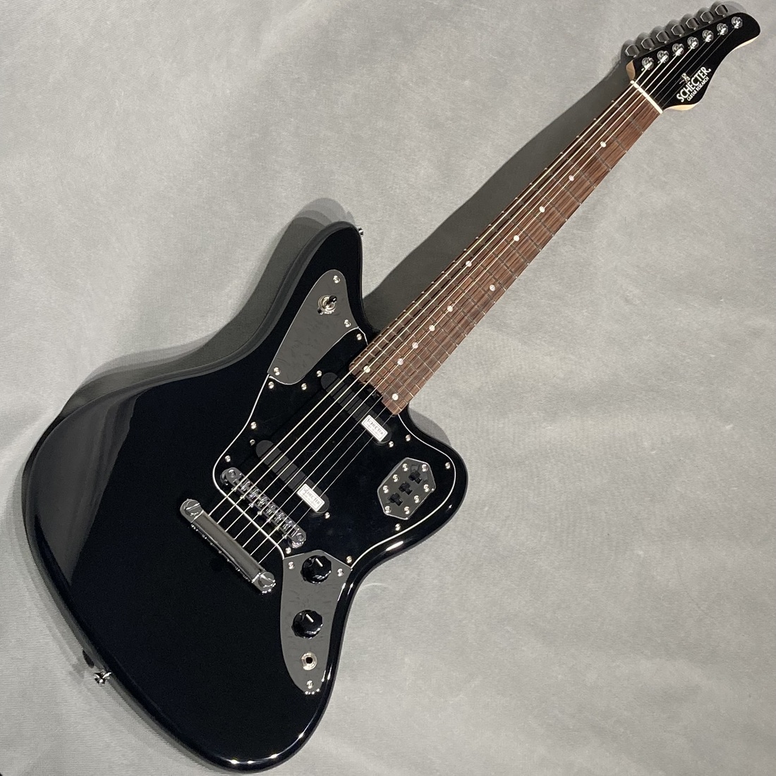 SCHECTER AR-07 R BLK 【ほぼ新品】 SCHECTER AR-07 BLK/R Black ≪ 約4.2kg ≫ （新品）【楽器検索