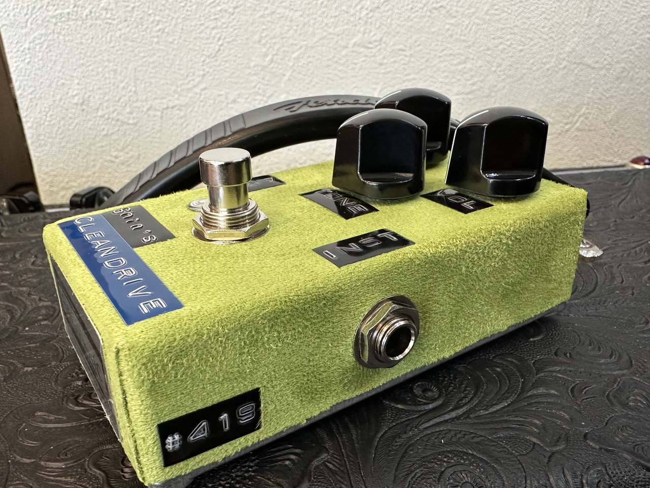 Shin's Music CLEAN DRIVE Light Green Suede #419（新品/送料無料