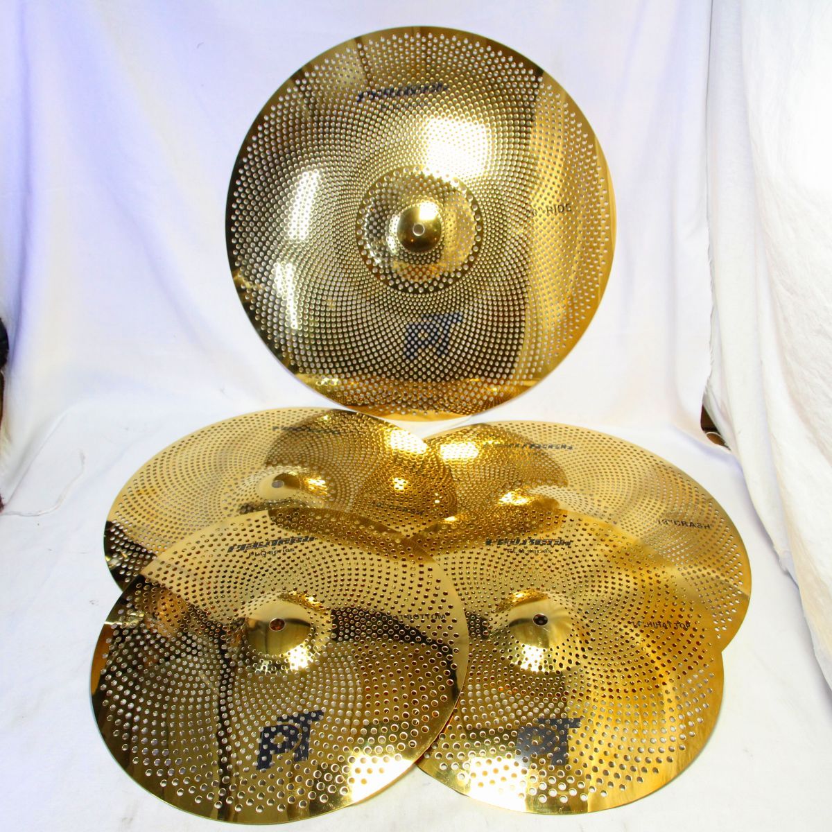PLAYTECH PLQ Reduce Volume Cymbal Golden 14/16/18/20 ソフトケース