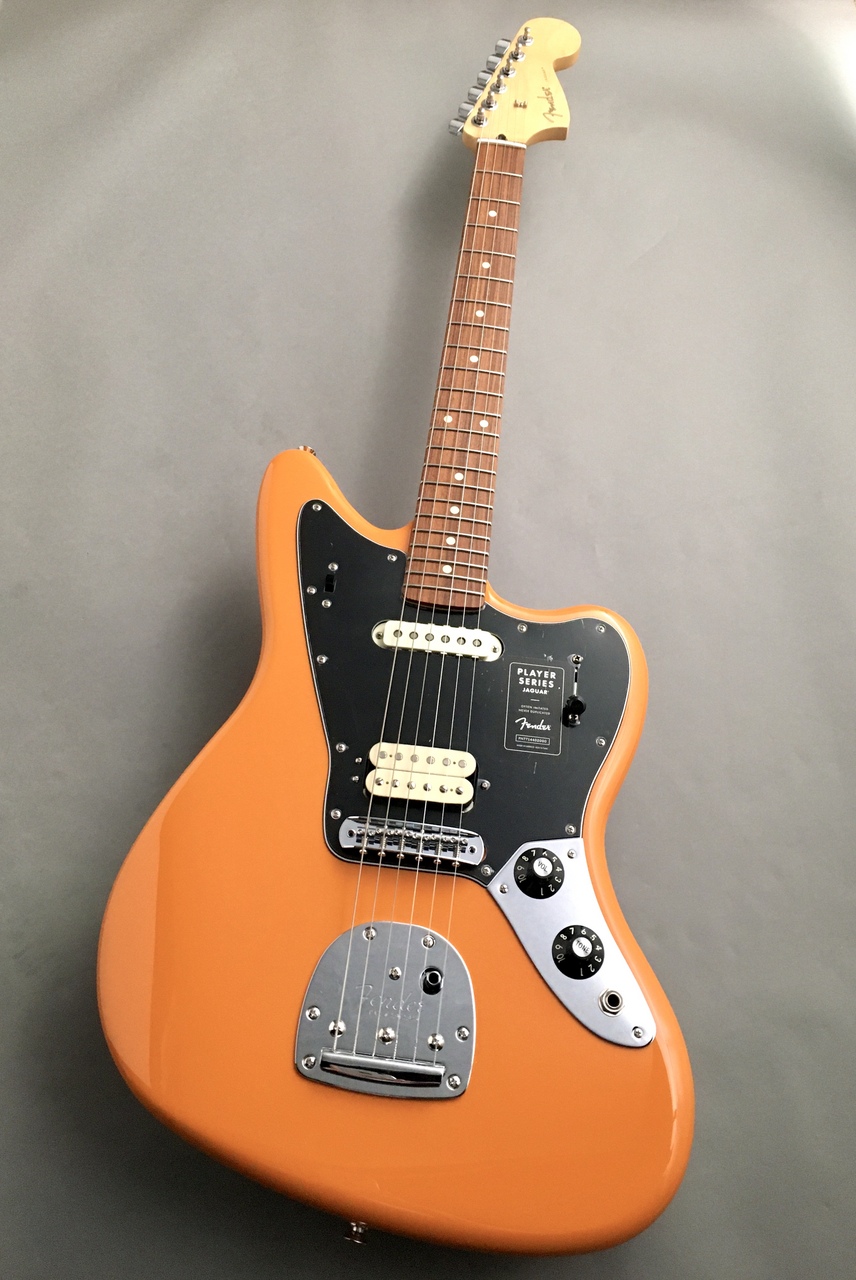 ギフ_包装 Fender Player Jaguar PF Capri Orange エレキギター
