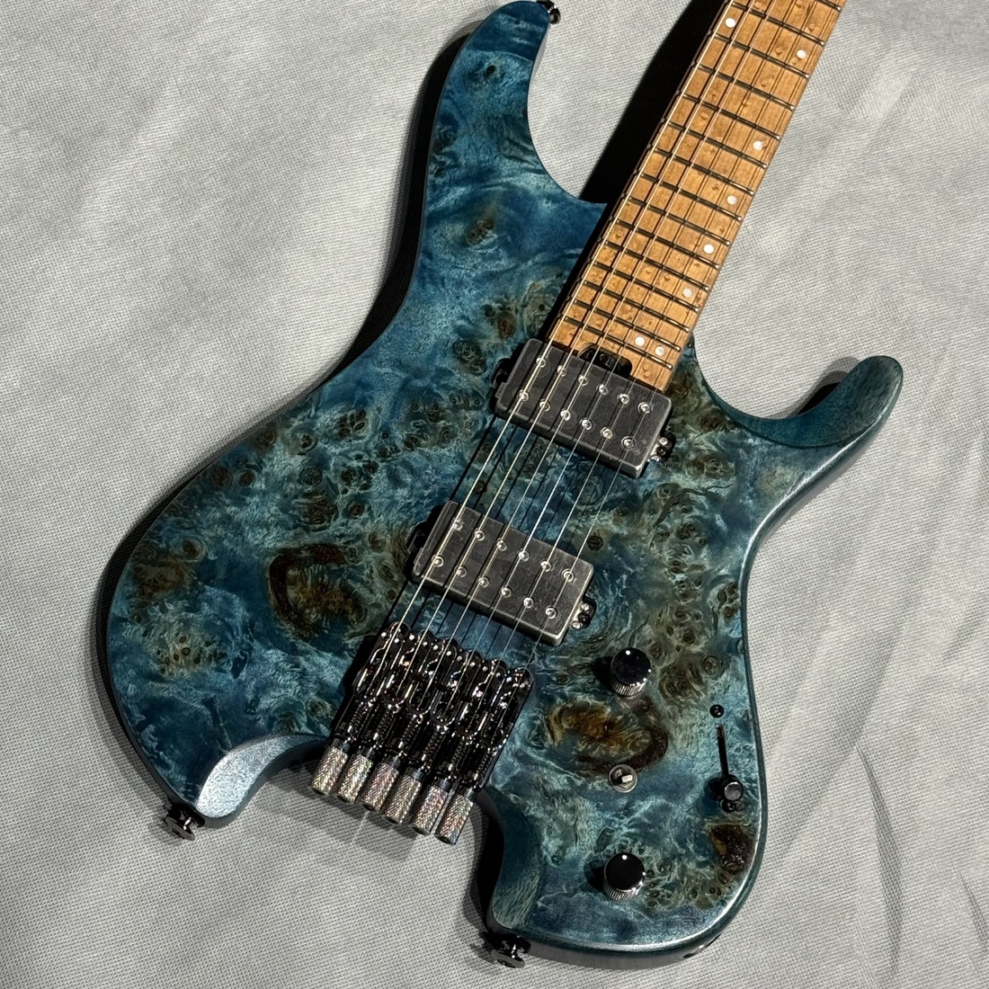 ギター Ibanez Q52pb-COL Ibanez Q52PB-COL (Cosmic Blue Low Gloss) Headless electric