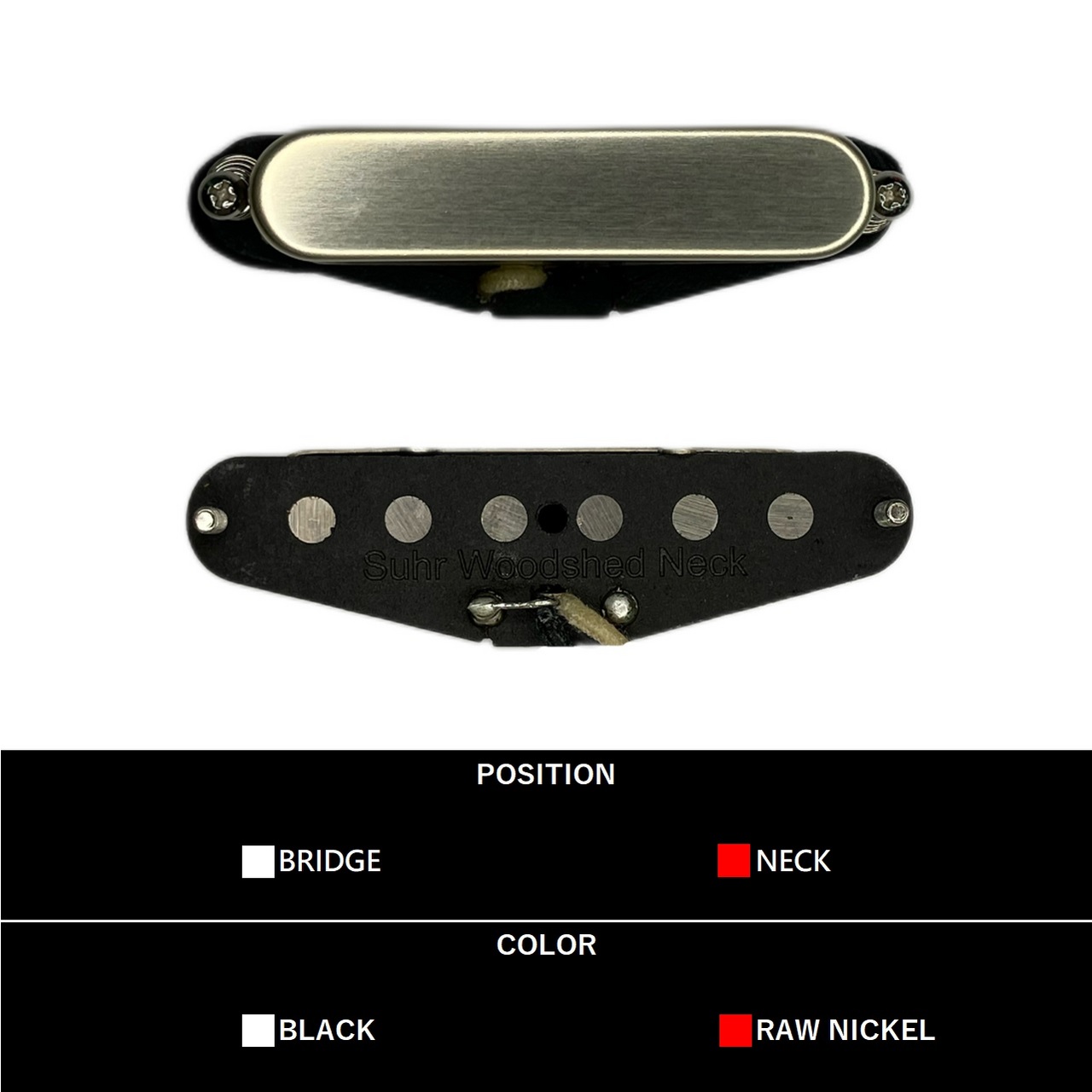 Suhr Woodshed Neck (Raw Nickel) [Andy Wood Signature Pickups]