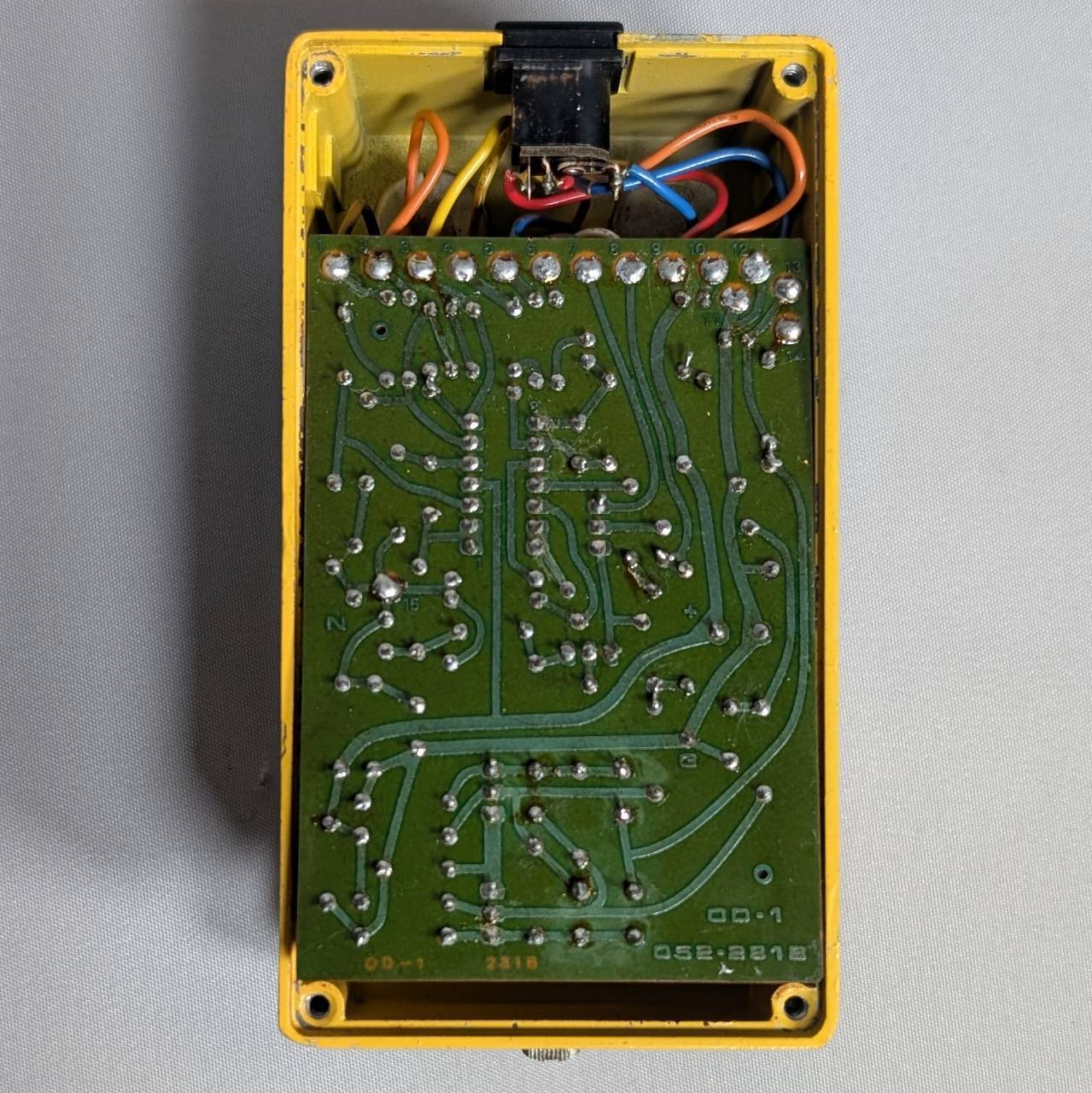 極上hide愛機第2世代79年製BOSS OD-1 NEC μPC4741C BOSS OD1 【NEC μPC4741Cオペアンプ】【ヴィンテージ】1979年製