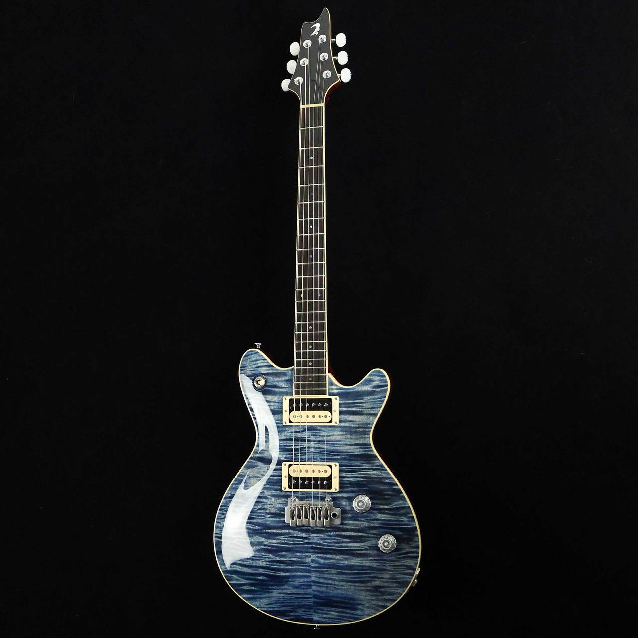 T's Guitars Arc-STD VS-100N カスタムオーダー品 T's Guitars Arc-STD/VS100N/5A Exotic Maple Trans Blue Denim S/N