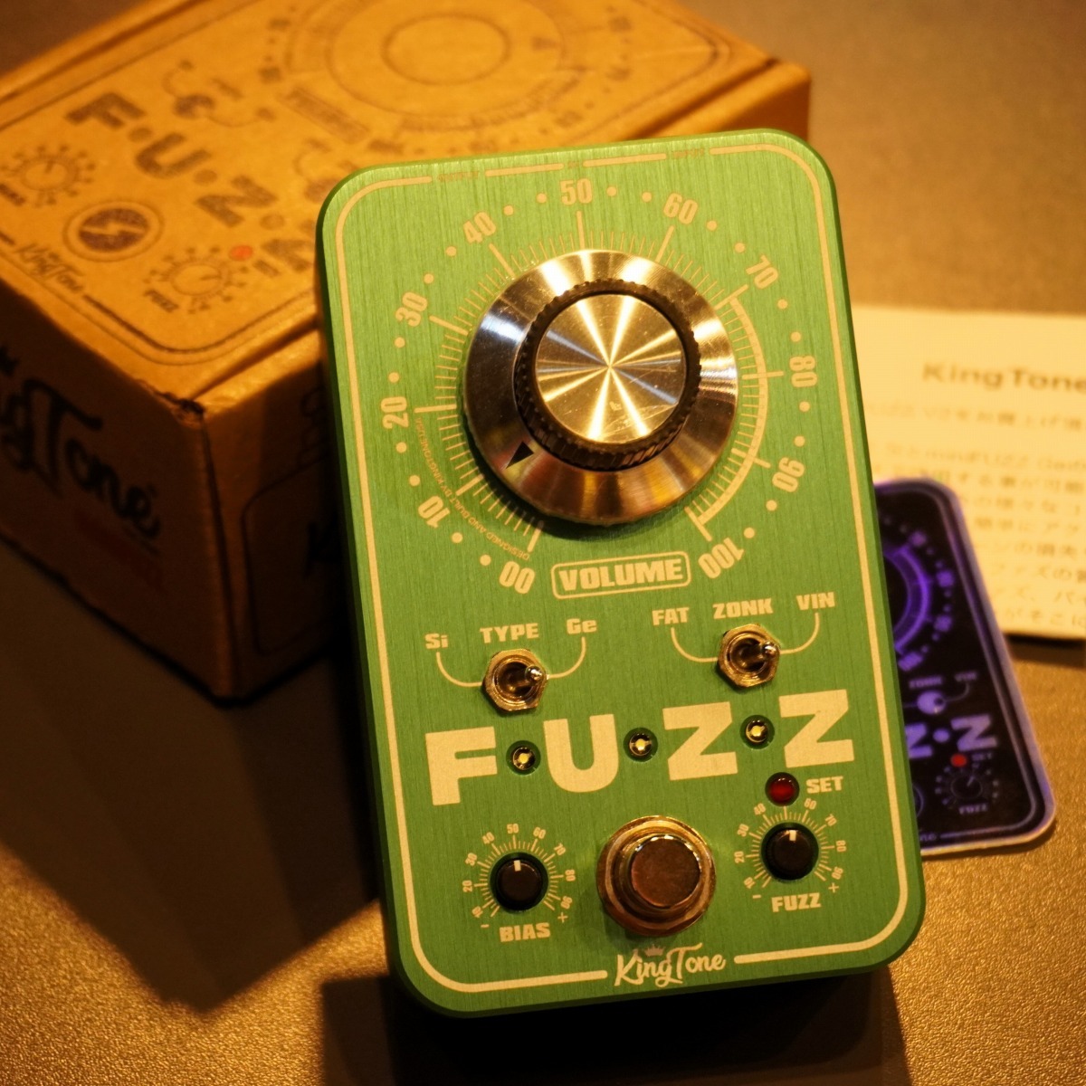 KING TONE GUITAR mini FUZZ V2 Limited Edition Green 【御茶ノ水