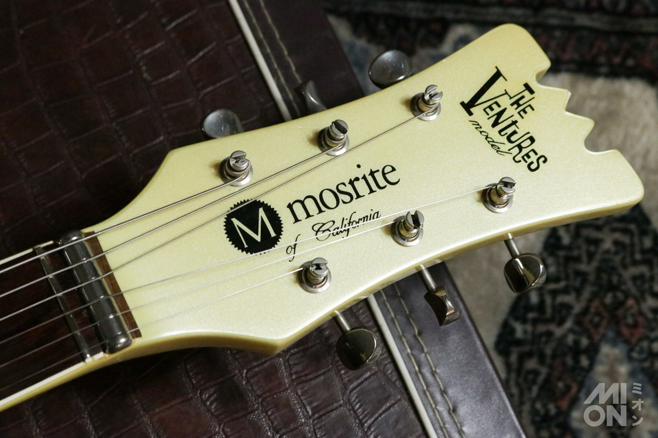 Mosrite Super Custom '63 The Ventures Model Pearl White (黒雲