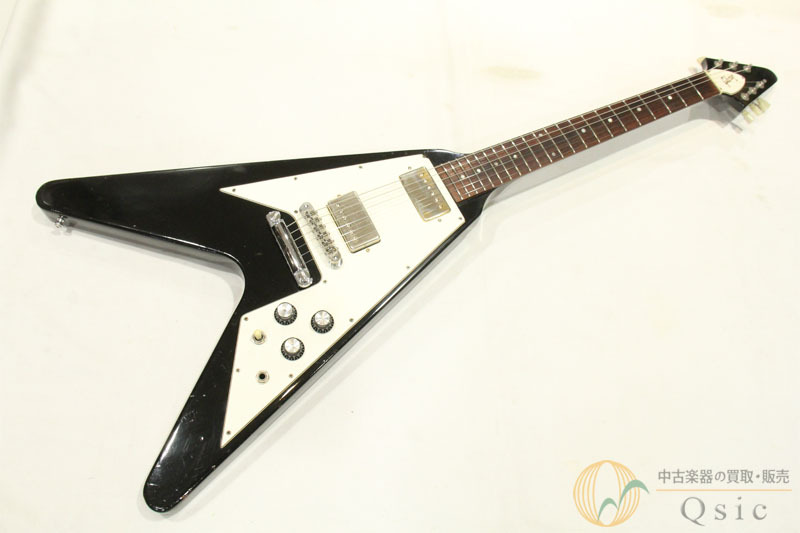 ギブソン　フライングV　９３年製 Gibson Flying V Ebony 1993年製 【返品OK】[RL293]【神戸店在庫