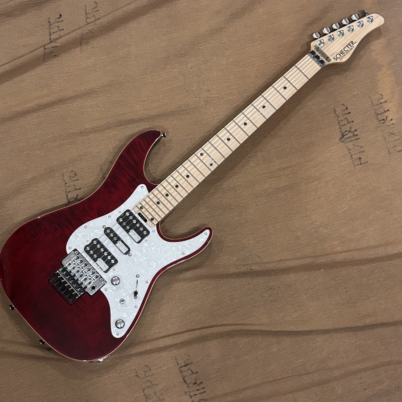 SCHECTER SD-2-24-AL/RED/M (See-thru Red) （新品/送料無料）【楽器