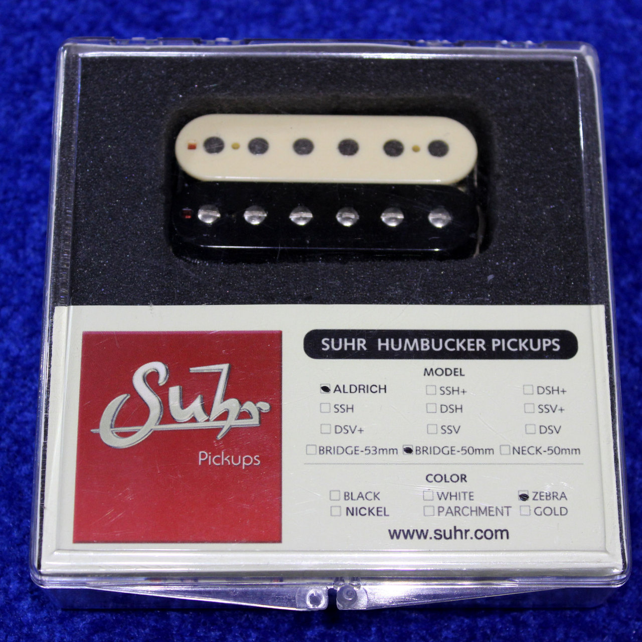 SUHR Doug Aldrich ハムバッカー 50mm Suhr Guitars Aldrich (Bridge/50mm/Zebra) ｜イケベ楽器店オンライン