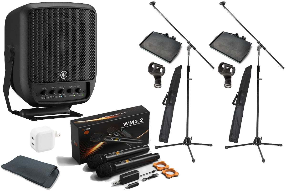 YAMAHA STAGEPAS 100 BTR MKII [ワイヤレスマイク(マイク2本モデル