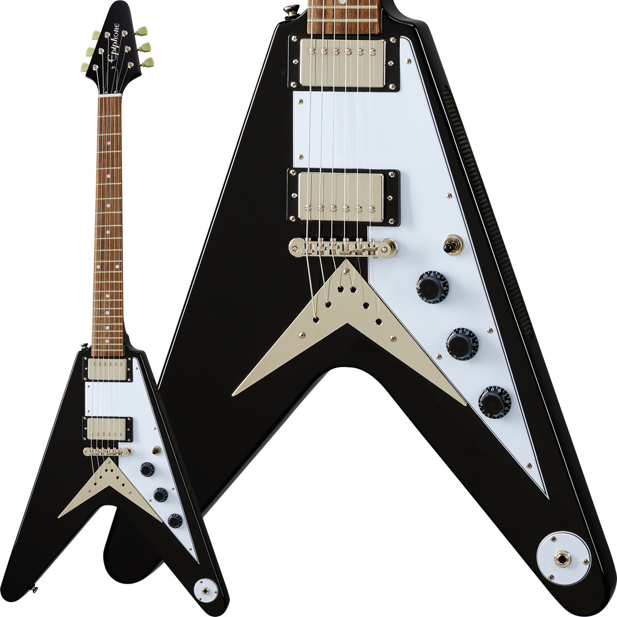 Epiphone Flying V (Ebony)（新品）【楽器検索デジマート】