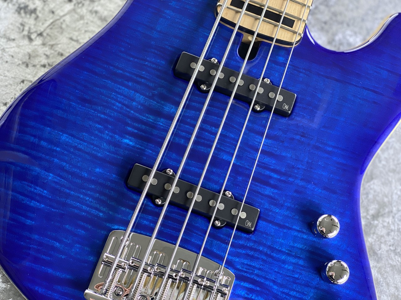 【最終値下げ】新品同様 Mayones Jabba Custom ベース 中古】MAYONES / Jabba Custom EP5 Trans Dark Blue Burst Gloss