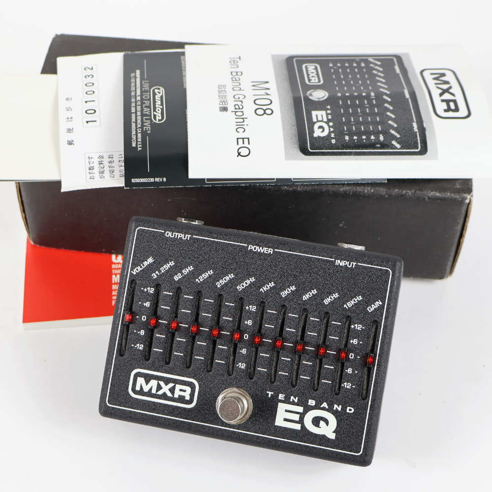 MXR 【中古】 MXR グラフィックイコライザー エフェクター M108 10