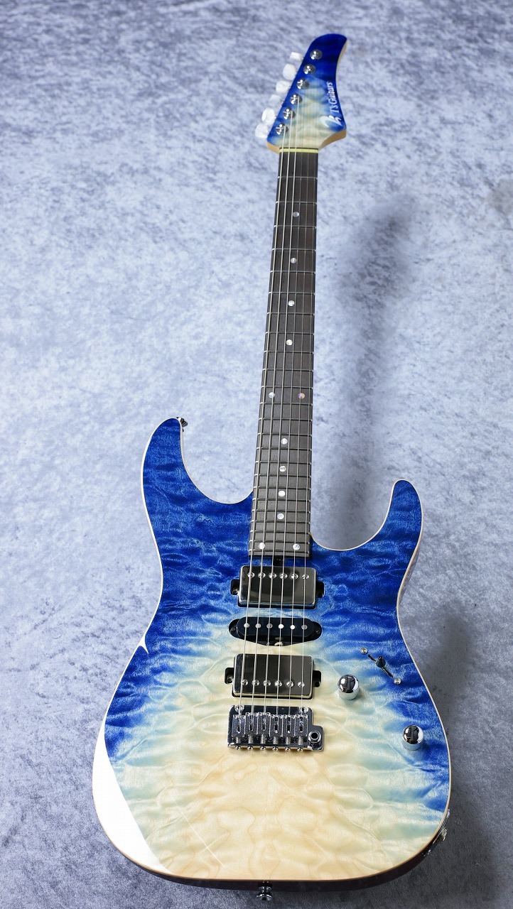 ギター T's Guitars DSTPro24 Trans Blue Buirst T's Guitars DSTPro24