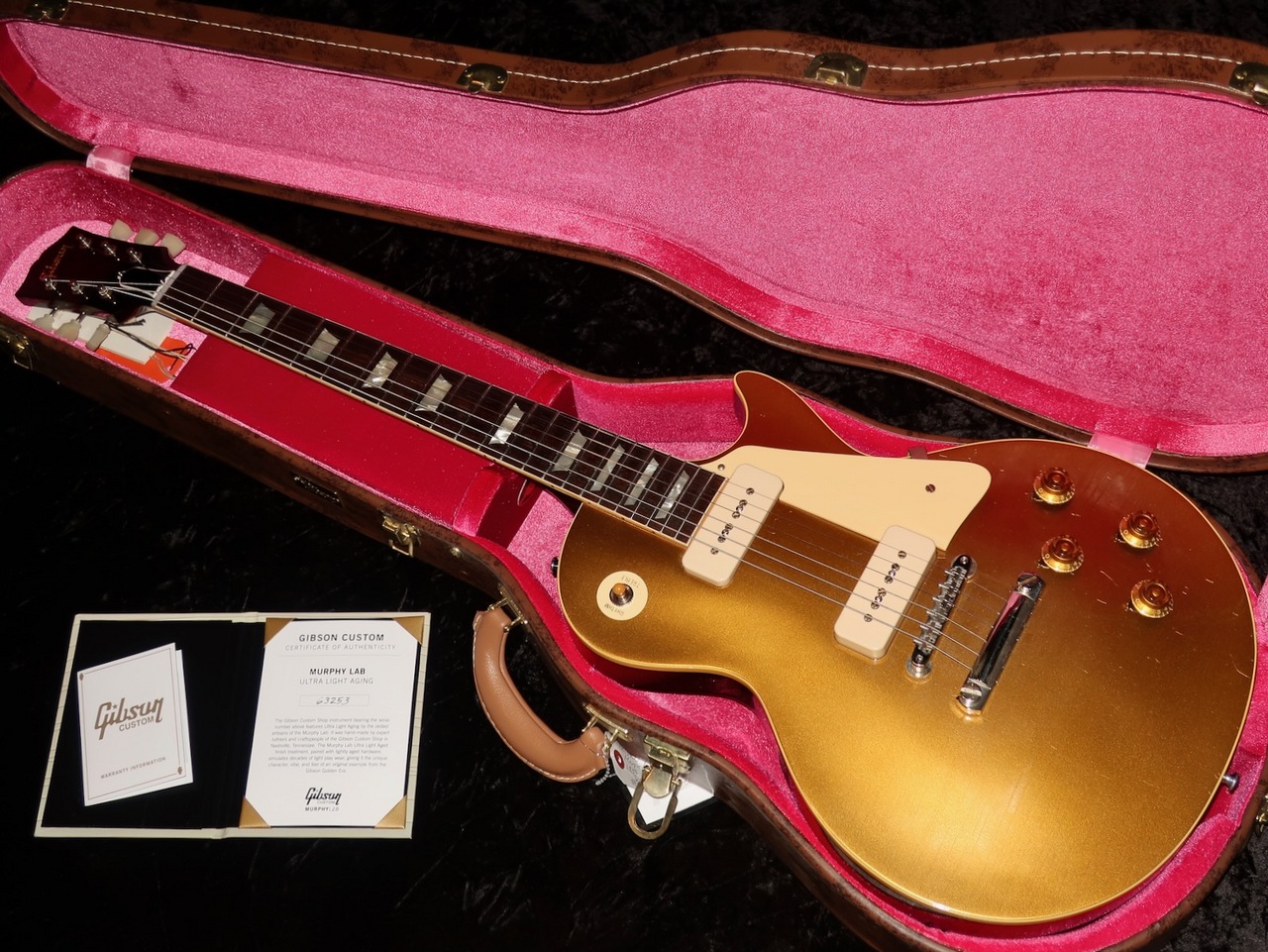 Gibson Custom Shop Murphy Lab 1956 Les Paul Standard Gold Top Dark 