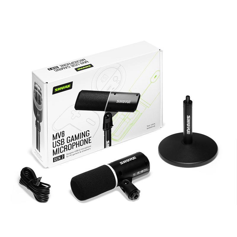 Shure 【ご予約商品・10月22日発売予定】MV6 GEN2 (ブラック)(シュアー