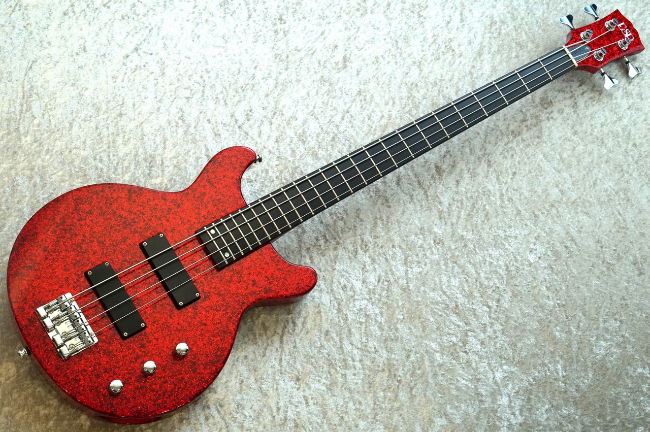 ESP J-TVB-V -glitter- Sig. -Sparkling Red- 【2013年製・USED】【LUNA SEA J シグネイチャーモデル】（中古）【楽器検索デジマート】