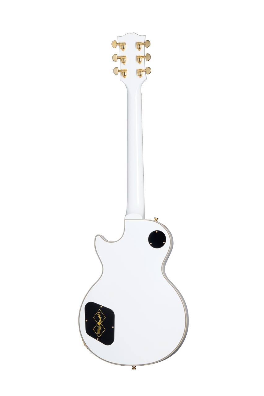 Epiphone Les Paul Custom Alpine  White【ギブソンヘッド/USAピックアップ】【4月中旬以降入荷予定、ご予約受付中】（新品）【楽器検索デジマート】