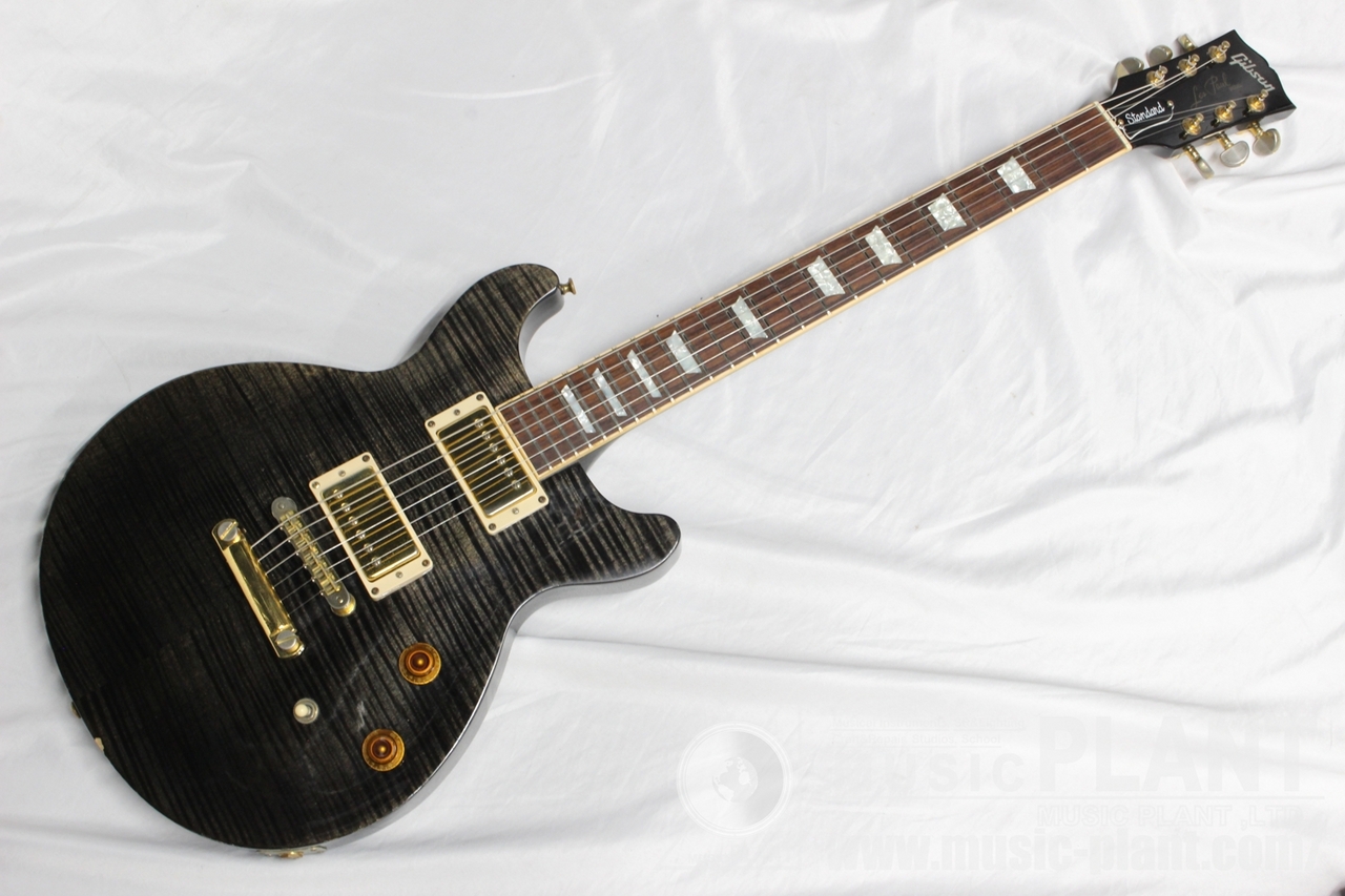 ギター Gibson Les Paul Standard DC Plus 2003 Gibson 2003 Les Paul Standard Double Cutaway Plus Trans Black Gold