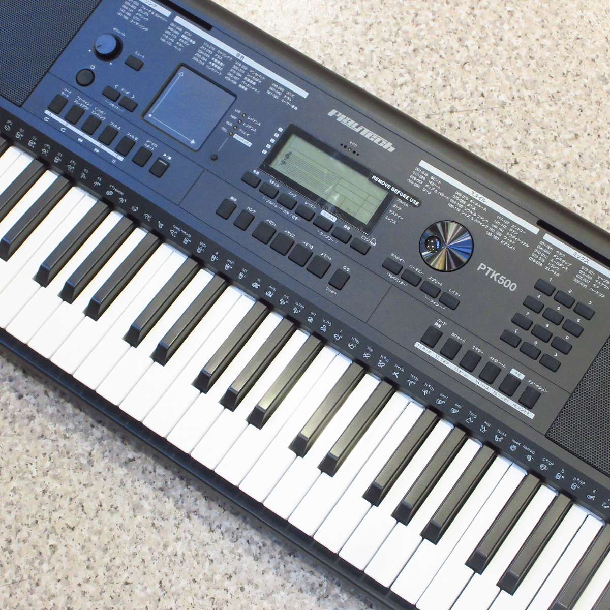 PLAYTECH PTK500 タッチレスポンス付き☆61鍵キーボード 【横浜店