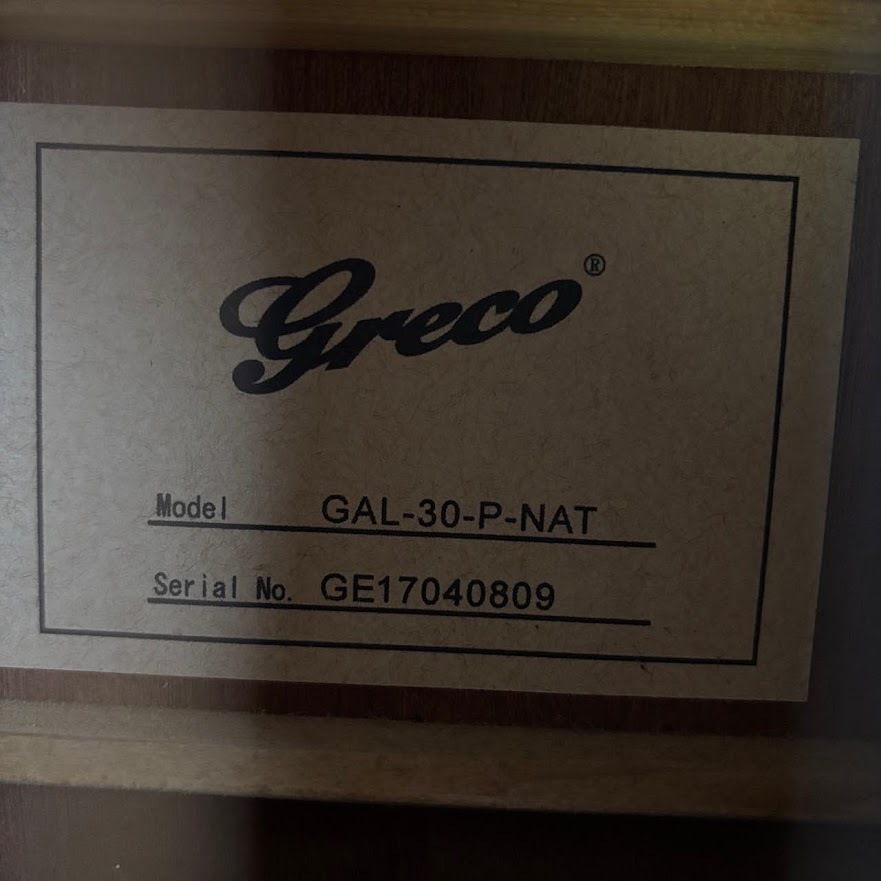 Greco GAL-30-P-NAT（中古/送料無料）【楽器検索デジマート】