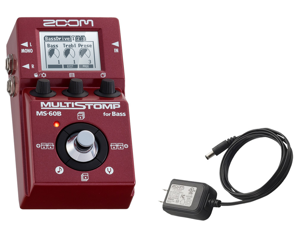 最低価格の MS-60B STOMP MULTI for ACアダプタ付き Bass ギター 