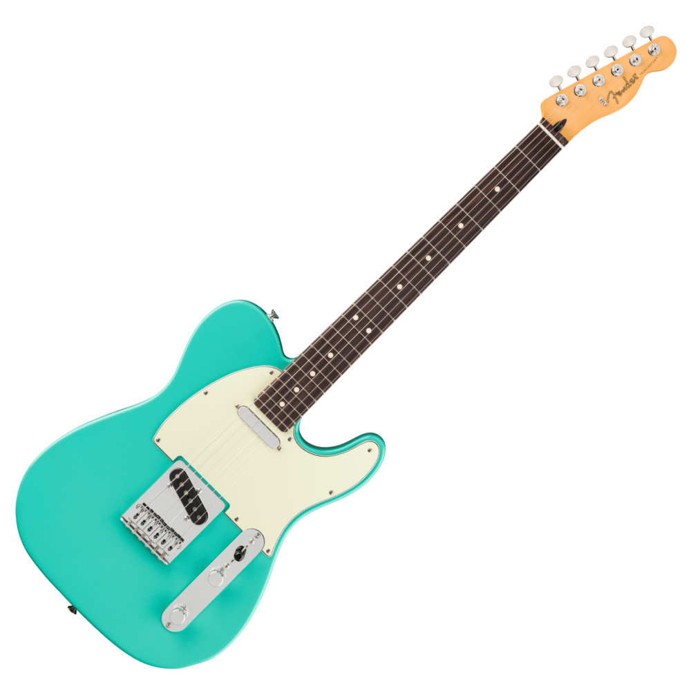 エレキギター テレキャス風変形。ミントグリーン Fender フェンダー 75th Anniversary Player II Telecaster RW Seafoam
