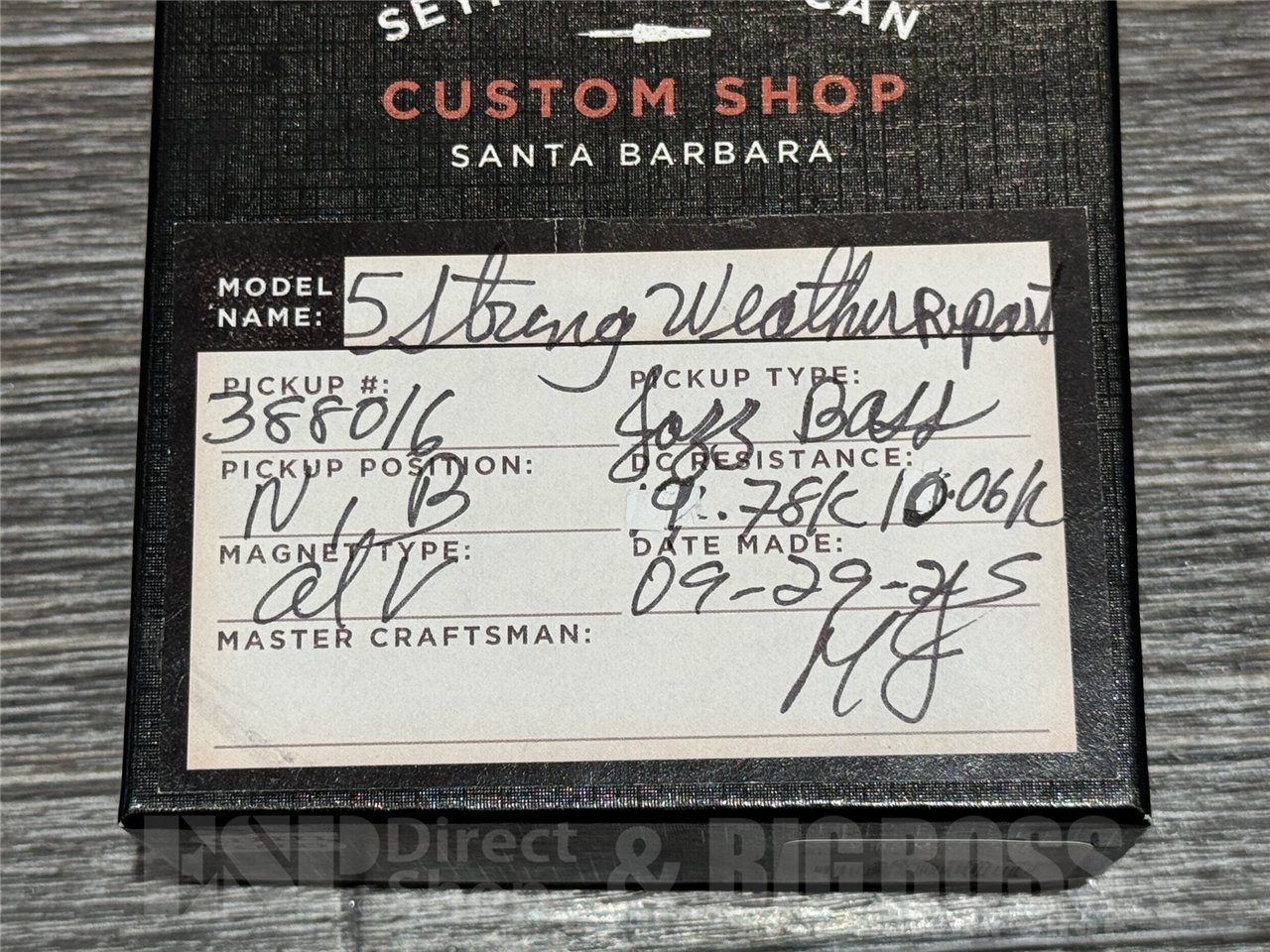 Seymour Duncan Custom Shop / Weather Report 5st（新品/送料無料
