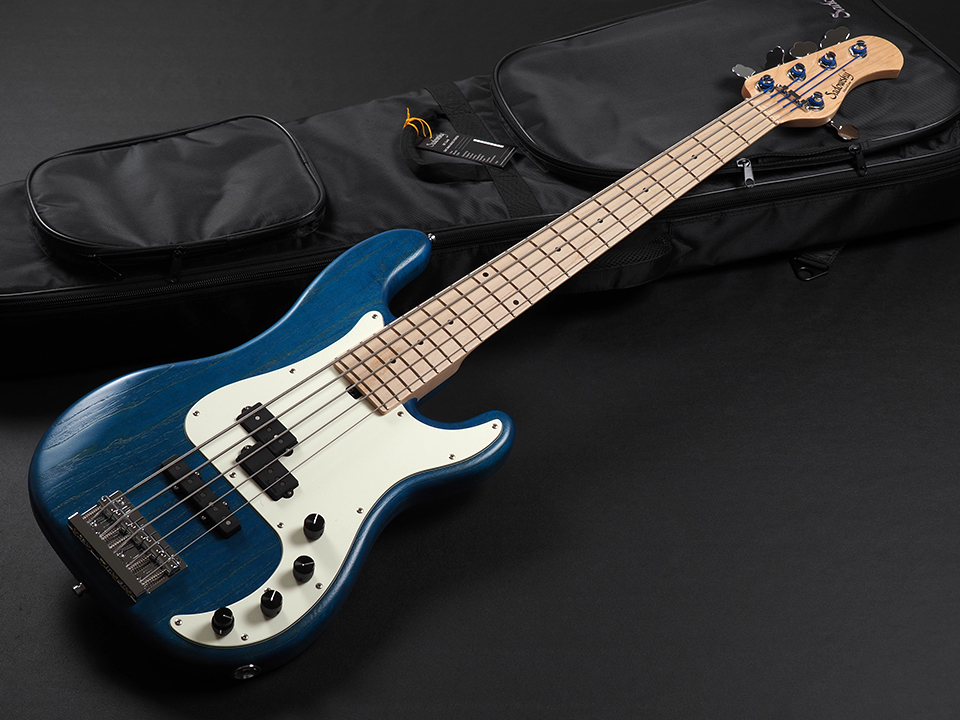 Sadowsky ML21 HP5 21-Fret Hybrid P/J Bass 5st Ash ~Blue