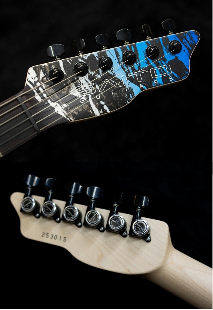 SAITO GUITARS S-624 HH Swanp Ash Atlantis（新品/送料無料