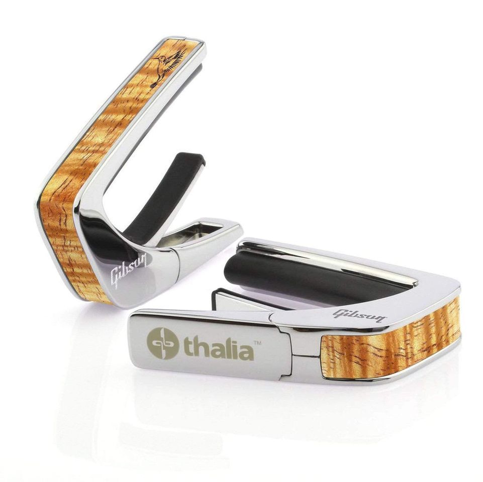 Thalia Capo Gibson Hummingbird Nose Hawaiian Koa Chrome【同梱可能