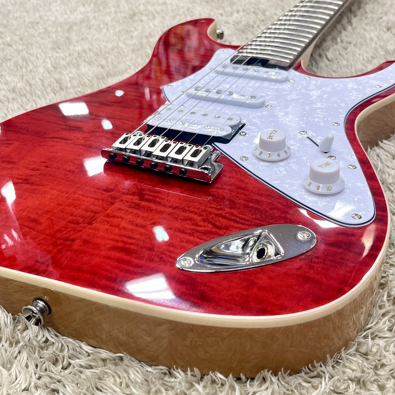 最終値下げAriaProⅡ TS400 Tri Sound seriesレッド Aria Pro II 714-AE200 NEW COLOR LINE UP See-through Red