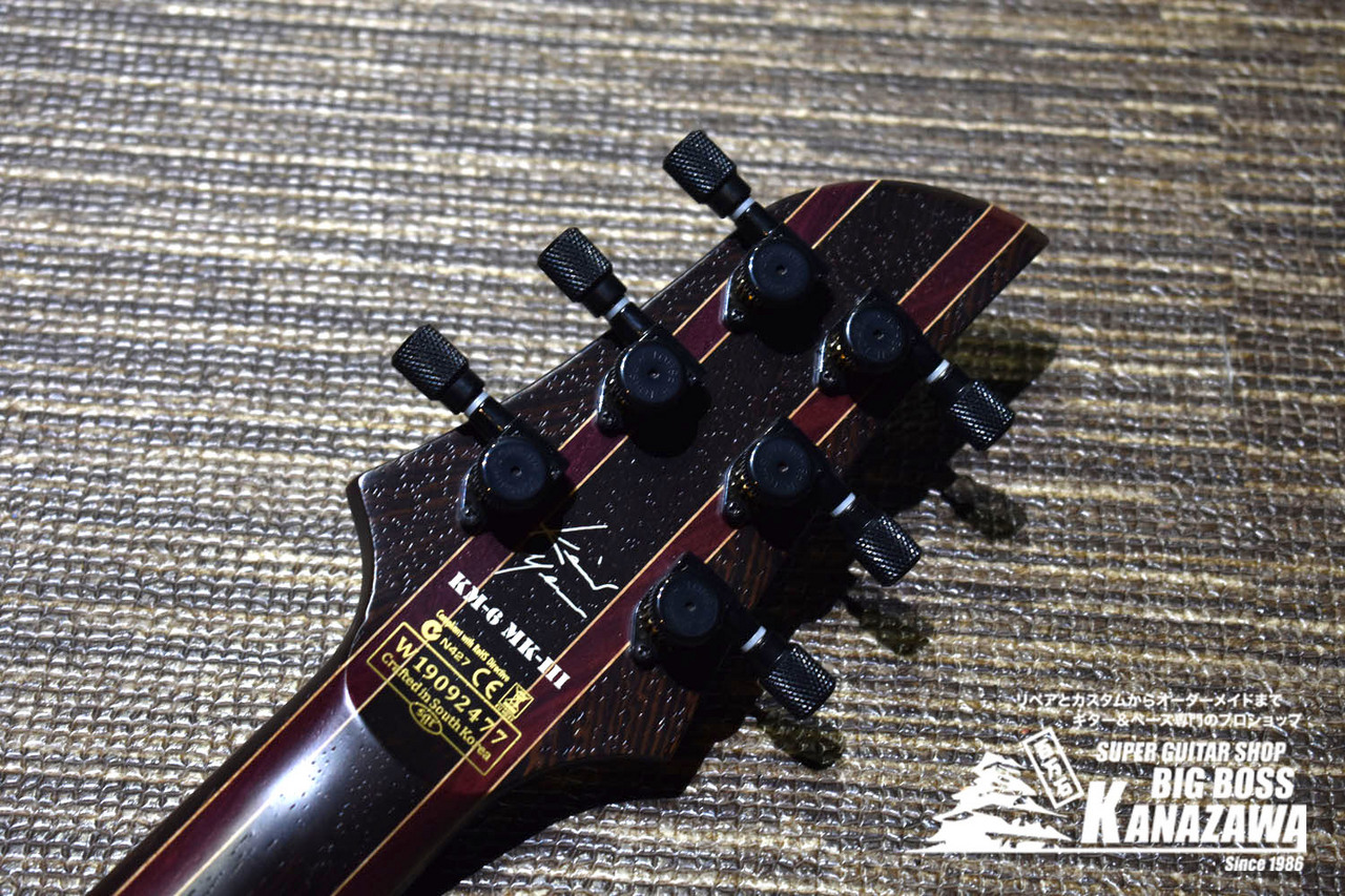 贅沢品 シェクター Schecter ハードケース付属 km-6 エレキギター