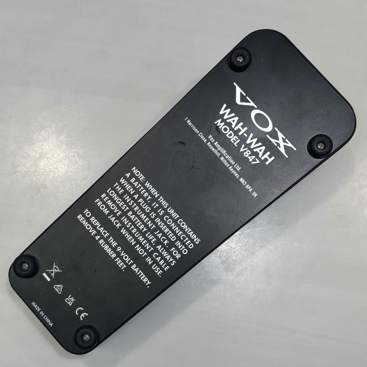 最終値下！【新古品美品】VOX V847-A　 ワウペダル VOX V847-A ワウペダル【名古屋栄店】（中古）【楽器検索デジマート】