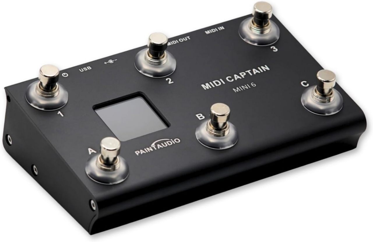 PAINT AUDIO MIDI Captain MINI 6 MIDIコントローラー 6フットスイッチ