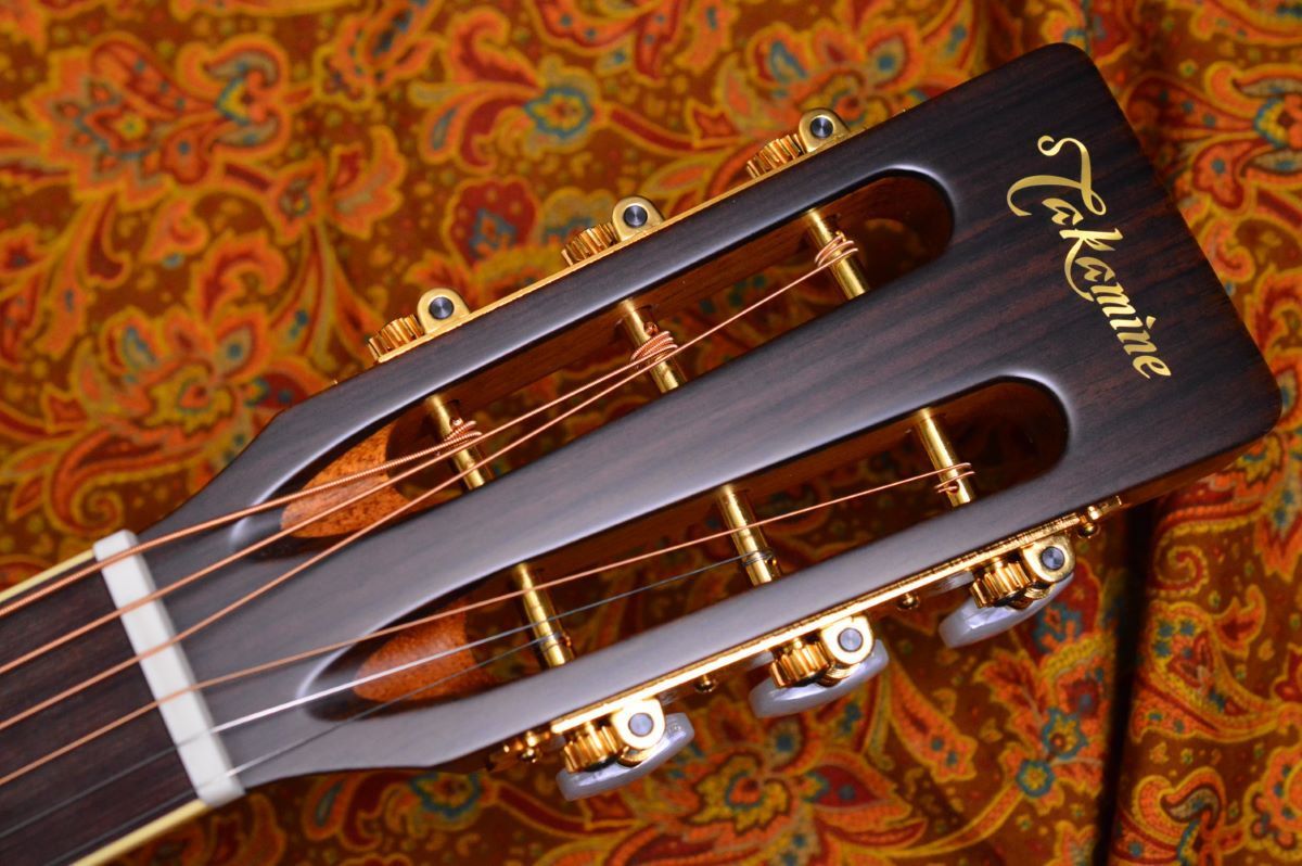 希少 Takamine エアコギター ゴールドパーツ仕様 新品弦張替済 アコースティックギター takamine