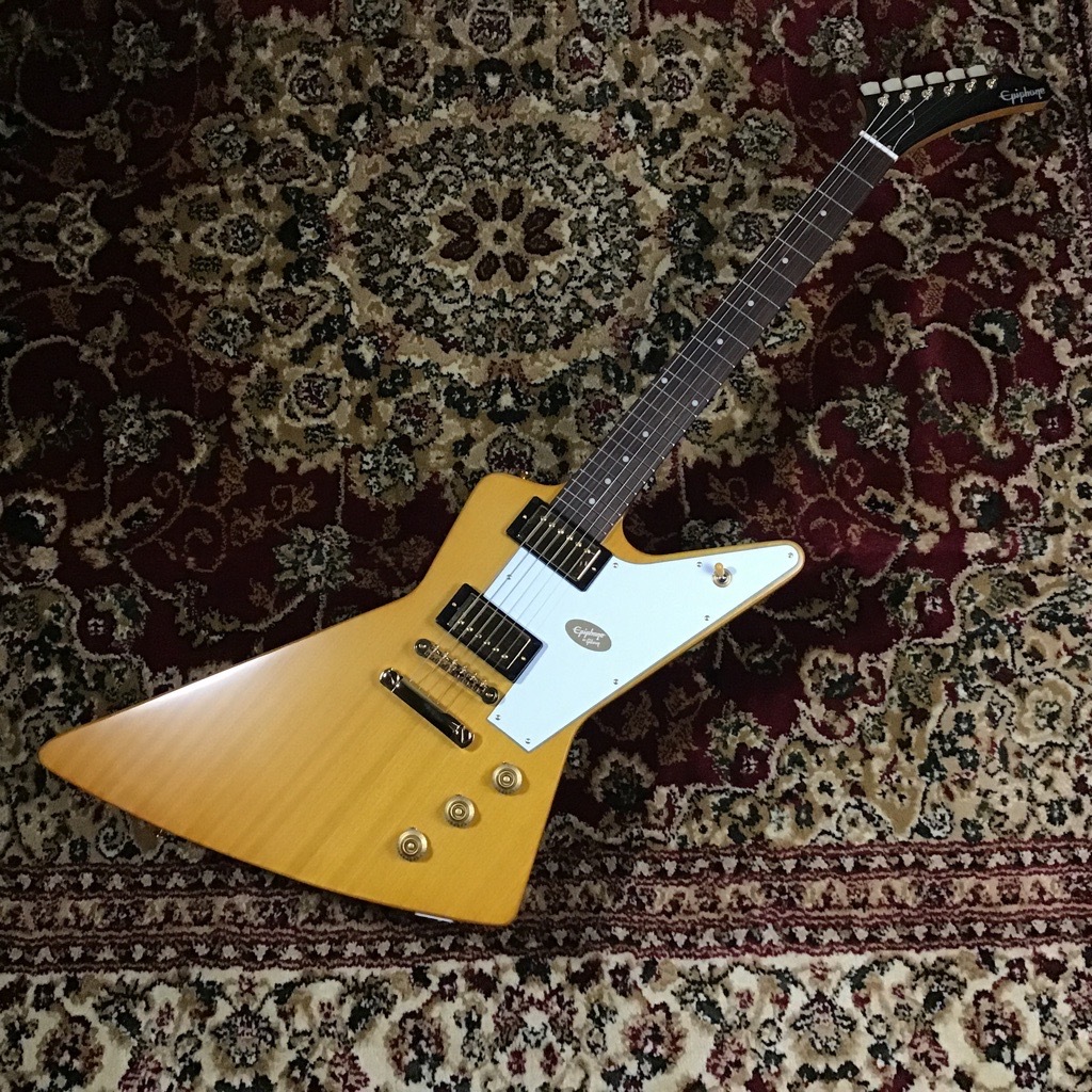 Epiphone Korina Explorer Aged Natural エレキギター（新品/送料無料
