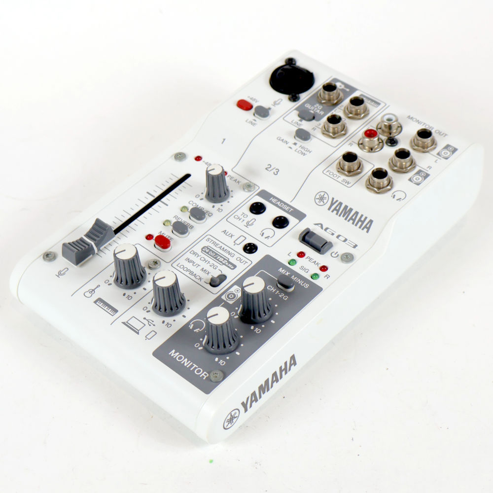 YAMAHA 【中古】 ミキサー ヤマハ YAMAHA AG03 mk2 W ライブ
