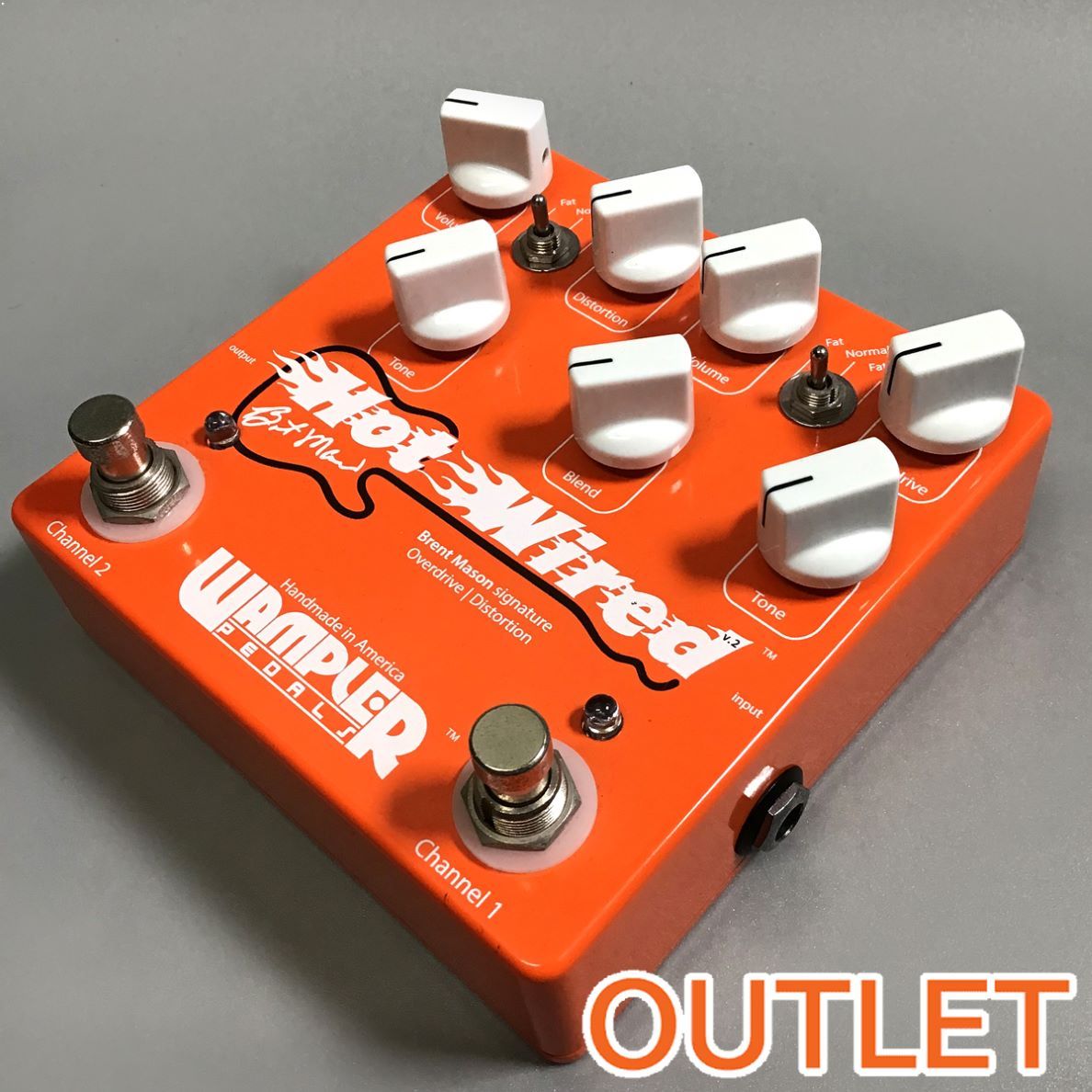 Wampler PedalsBrent Mason: Hot Wired v2【オーバードライブ/ディストーション】【webショップ限定】商品詳細 |  ギタープラネット | 御茶ノ水 楽器の専門店、通信販売、楽器買取